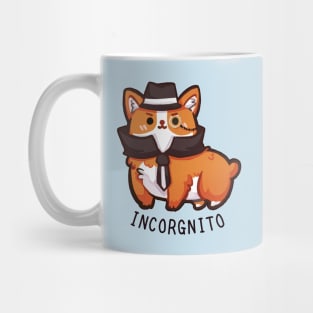 Incorgnito cute corgi on chrome incognito Mug